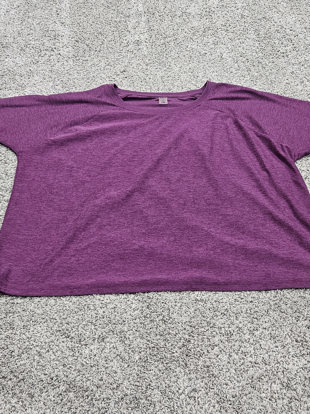 Beyond Yoga Heathered Magenta Long Sleeve Tee